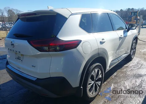 2021 Nissan Rogue Sv Fwd из США, поврежденный, VIN JN8AT3BA5MW009867